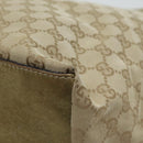 GUCCI GG Canvas Sherry Line Tote Bag Gold Pink Silver 131231 Auth ki5011-12