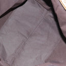 GUCCI GG Canvas Sherry Line Tote Bag Gold Pink Silver 131231 Auth ki5011-17