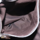 GUCCI GG Canvas Sherry Line Tote Bag Gold Pink Silver 131231 Auth ki5011-20