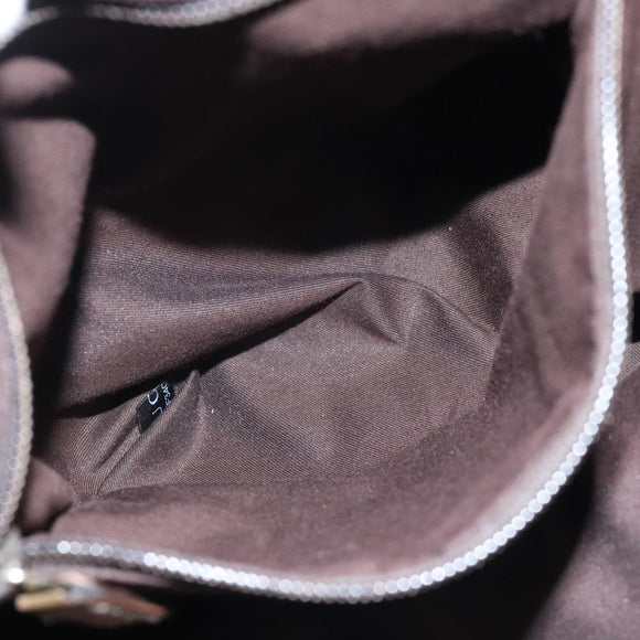 GUCCI GG Canvas Sherry Line Tote Bag Gold Pink Silver 131231 Auth ki5011