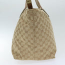 GUCCI GG Canvas Sherry Line Tote Bag Gold Pink Silver 131231 Auth ki5011-4