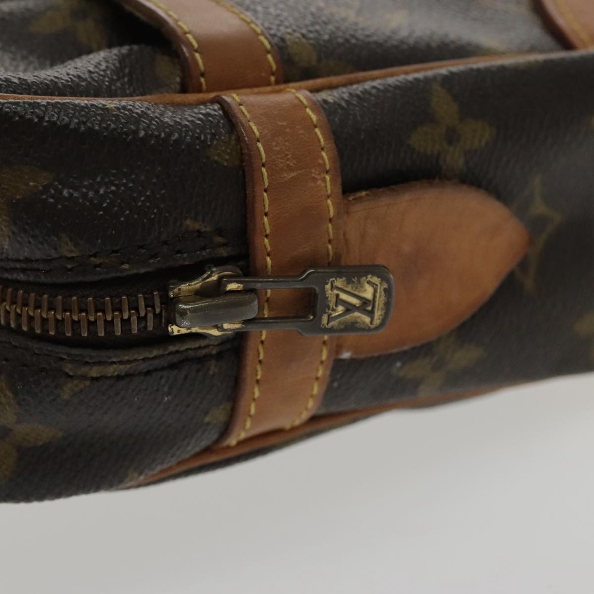 LOUIS VUITTON Monogram Compiegne 28 Clutch Bag M51845 LV Auth ki5021