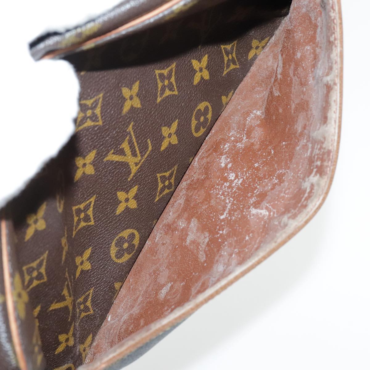 LOUIS VUITTON Monogram Compiegne 28 Clutch Bag M51845 LV Auth ki5021