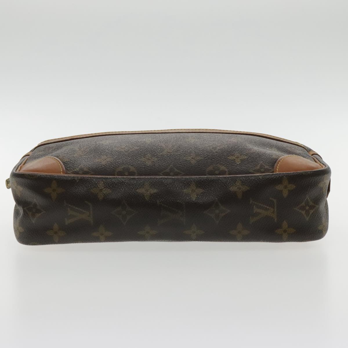 LOUIS VUITTON Monogram Compiegne 28 Clutch Bag M51845 LV Auth ki5021