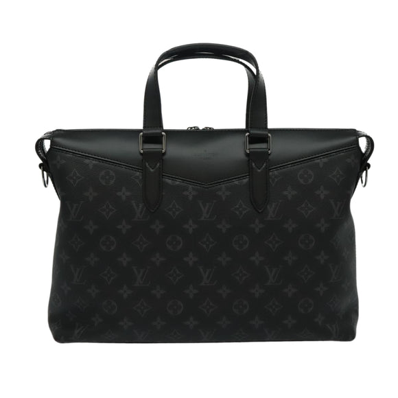 LOUIS VUITTON Monogram Eclipse Explorer Business Bag M40566 LV Auth ki5025AM