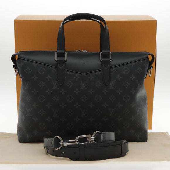 LOUIS VUITTON Monogram Eclipse Explorer Business Bag M40566 LV Auth ki5025AM