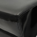 Salvatore Ferragamo Gancini Shoulder Bag Patent 2way Black Gold Auth ki5031-18