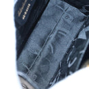 Salvatore Ferragamo Gancini Shoulder Bag Patent 2way Black Gold Auth ki5031-11