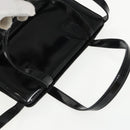 Salvatore Ferragamo Gancini Shoulder Bag Patent 2way Black Gold Auth ki5031-6