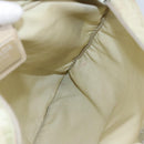 PRADA Shoulder Bag Nylon Beige Silver Auth ki5041-19