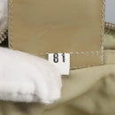 PRADA Shoulder Bag Nylon Beige Silver Auth ki5041-12