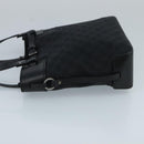 GUCCI GG Canvas Tote Bag Black Silver 107757 Auth ki5048V-4