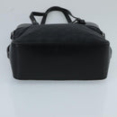 GUCCI GG Canvas Tote Bag Black Silver 107757 Auth ki5048V-5