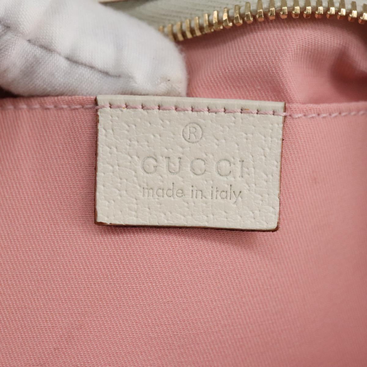 GUCCI GG Canvas Shoulder Bag Pink 130939 Auth ki5065