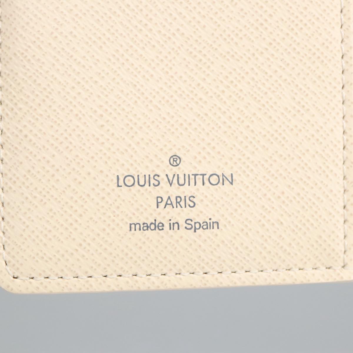 LOUIS VUITTON Damier Azur Agenda PM Day Planner Cover R20706 LV Auth ki5074