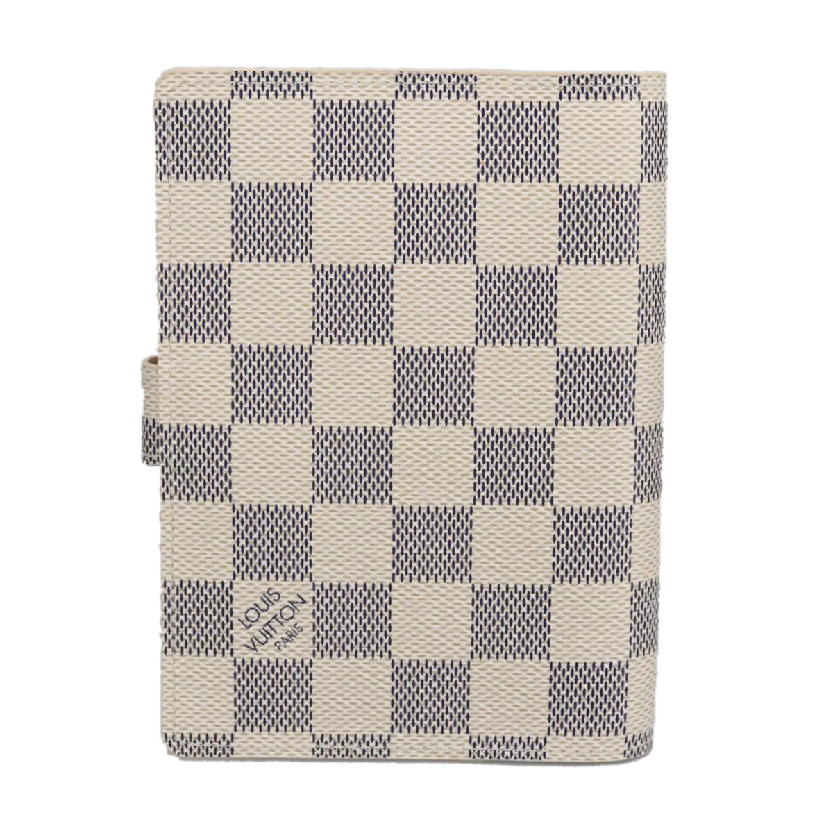 LOUIS VUITTON Damier Azur Agenda PM Day Planner Cover R20706 LV Auth ki5074 - 0