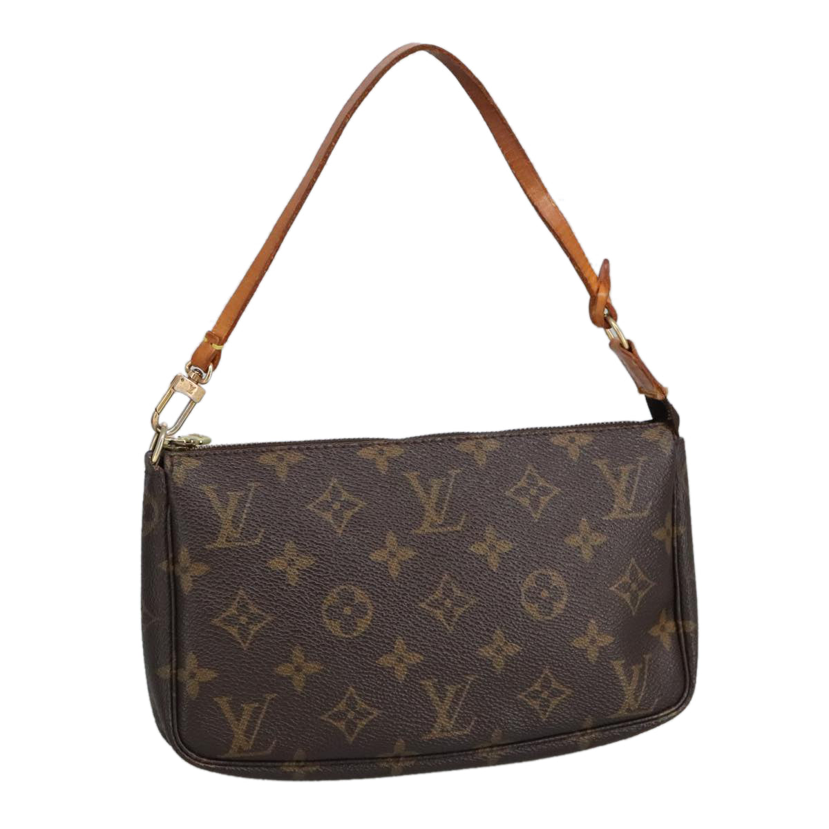 LOUIS VUITTON Monogram Pochette Accessoires Pouch M51980 LV Auth ki5077