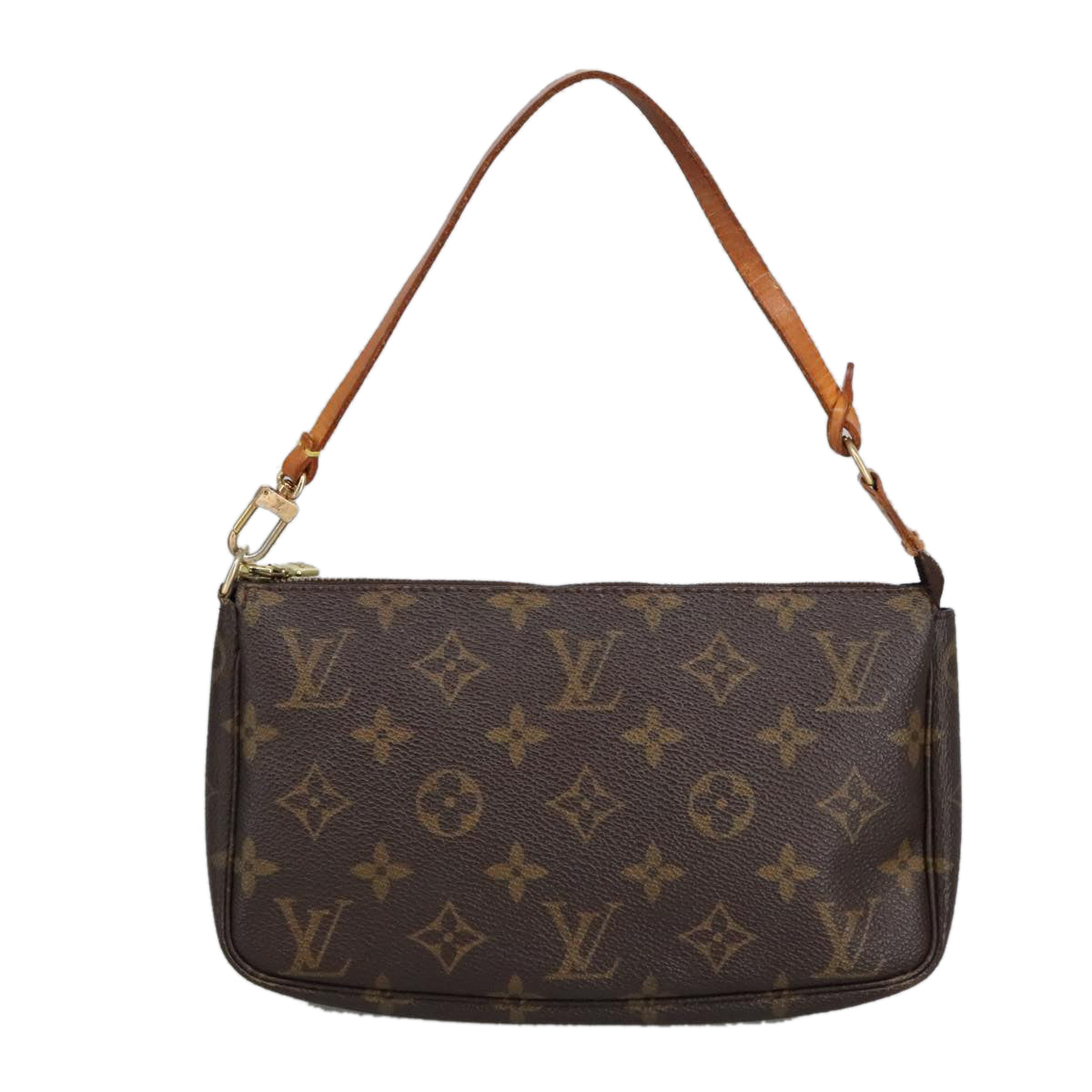 LOUIS VUITTON Monogram Pochette Accessoires Pouch M51980 LV Auth ki5077