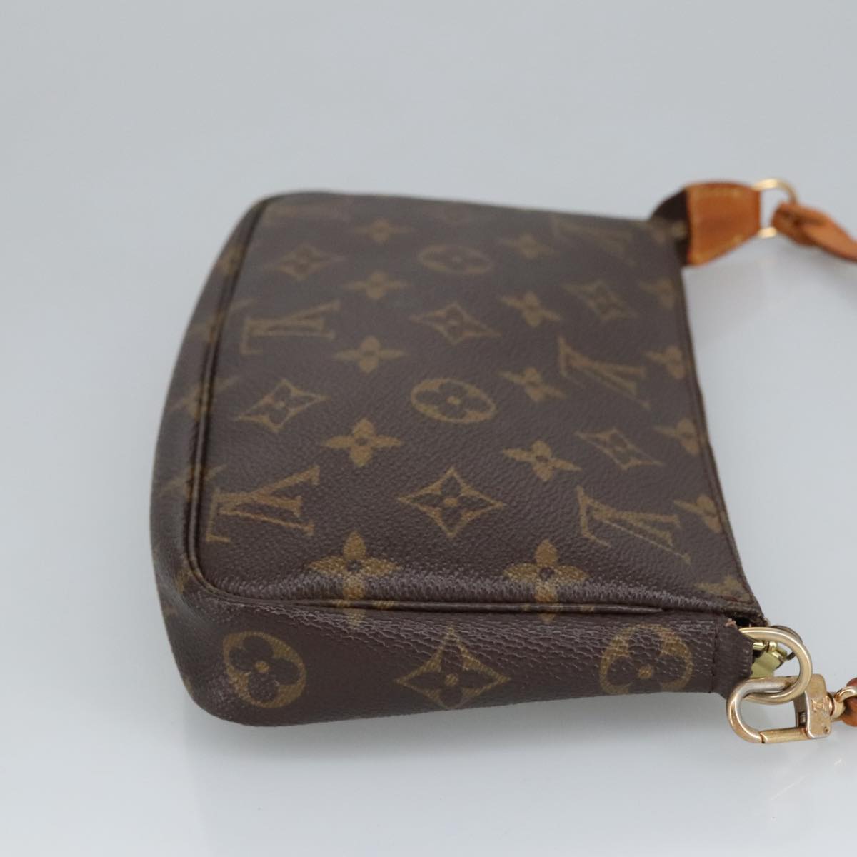 LOUIS VUITTON Monogram Pochette Accessoires Pouch M51980 LV Auth ki5077