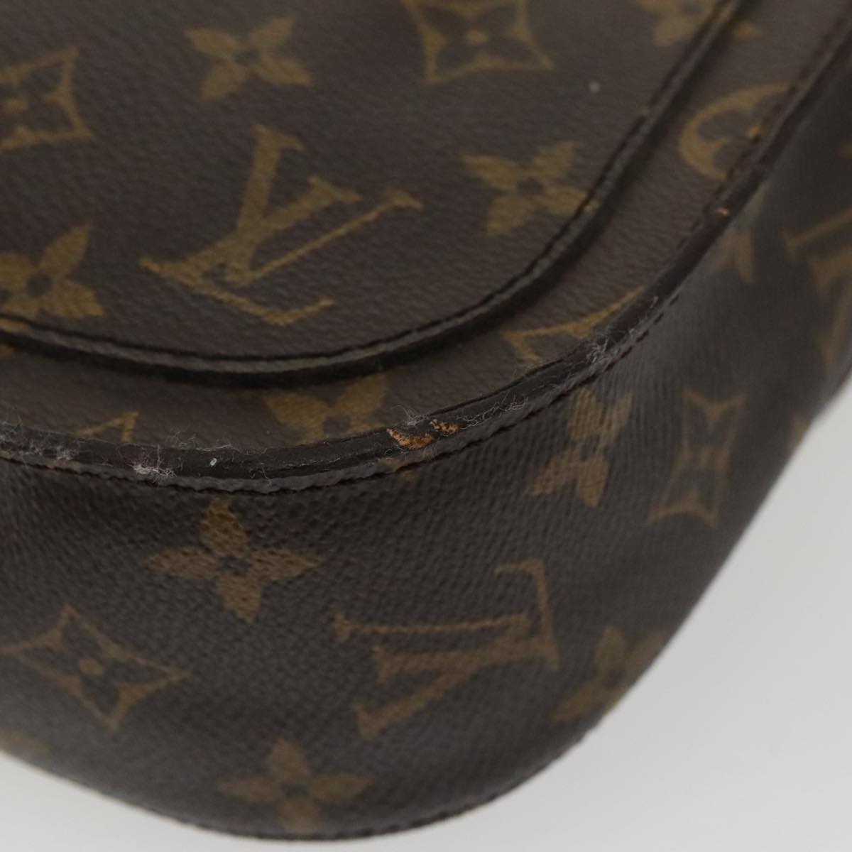 LOUIS VUITTON Monogram Saint Cloud GM Shoulder Bag M51242 LV Auth ki5090