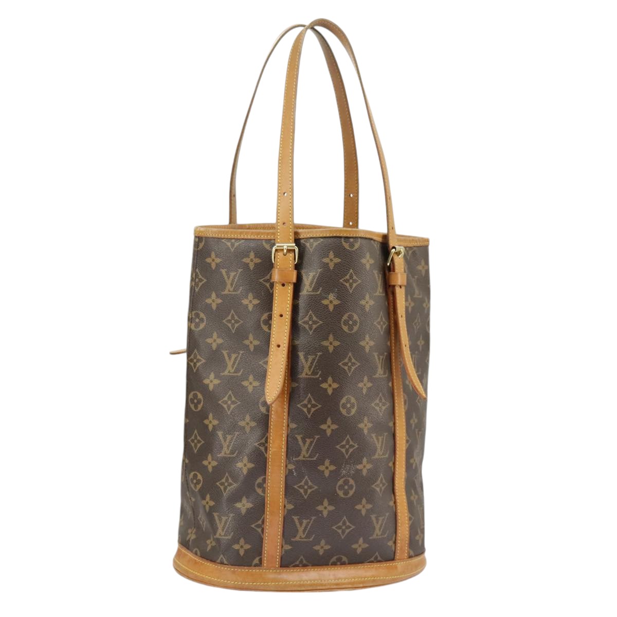 LOUIS VUITTON Monogram Bucket GM Shoulder Bag M42236 LV Auth ki5108