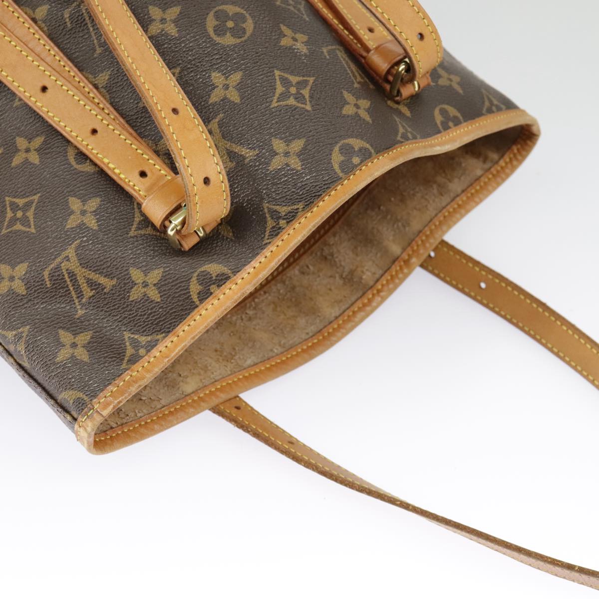 LOUIS VUITTON Monogram Bucket GM Shoulder Bag M42236 LV Auth ki5108