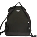 PRADA Backpack Nylon Khaki Auth ki5121-2