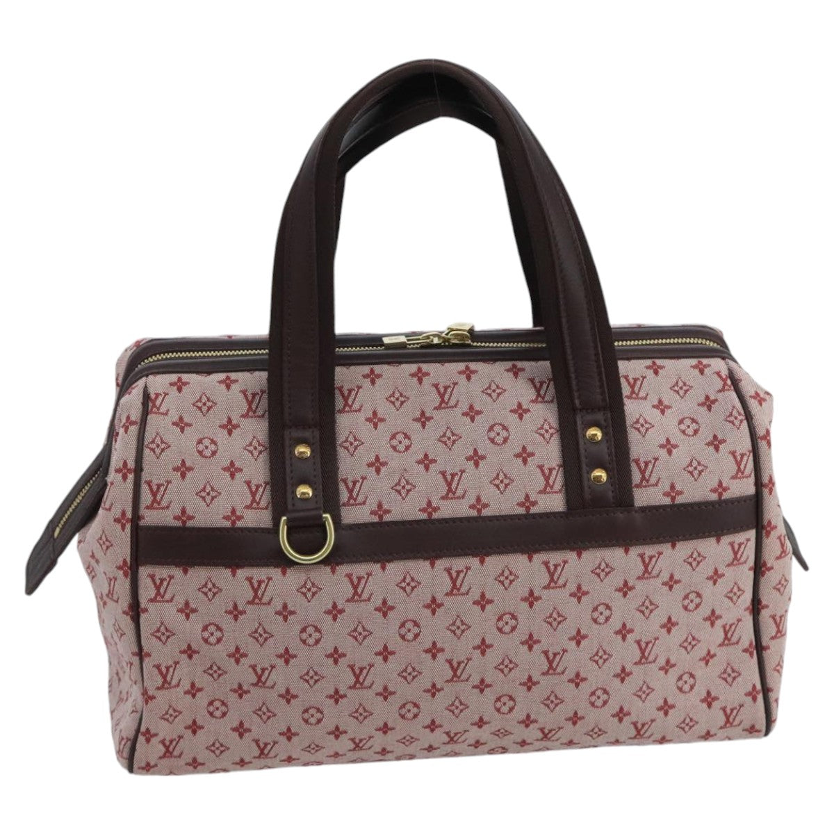 LOUIS VUITTON Monogram Mini Josephine GM Hand Bag Red M92311 LV Auth ki5128 - 0