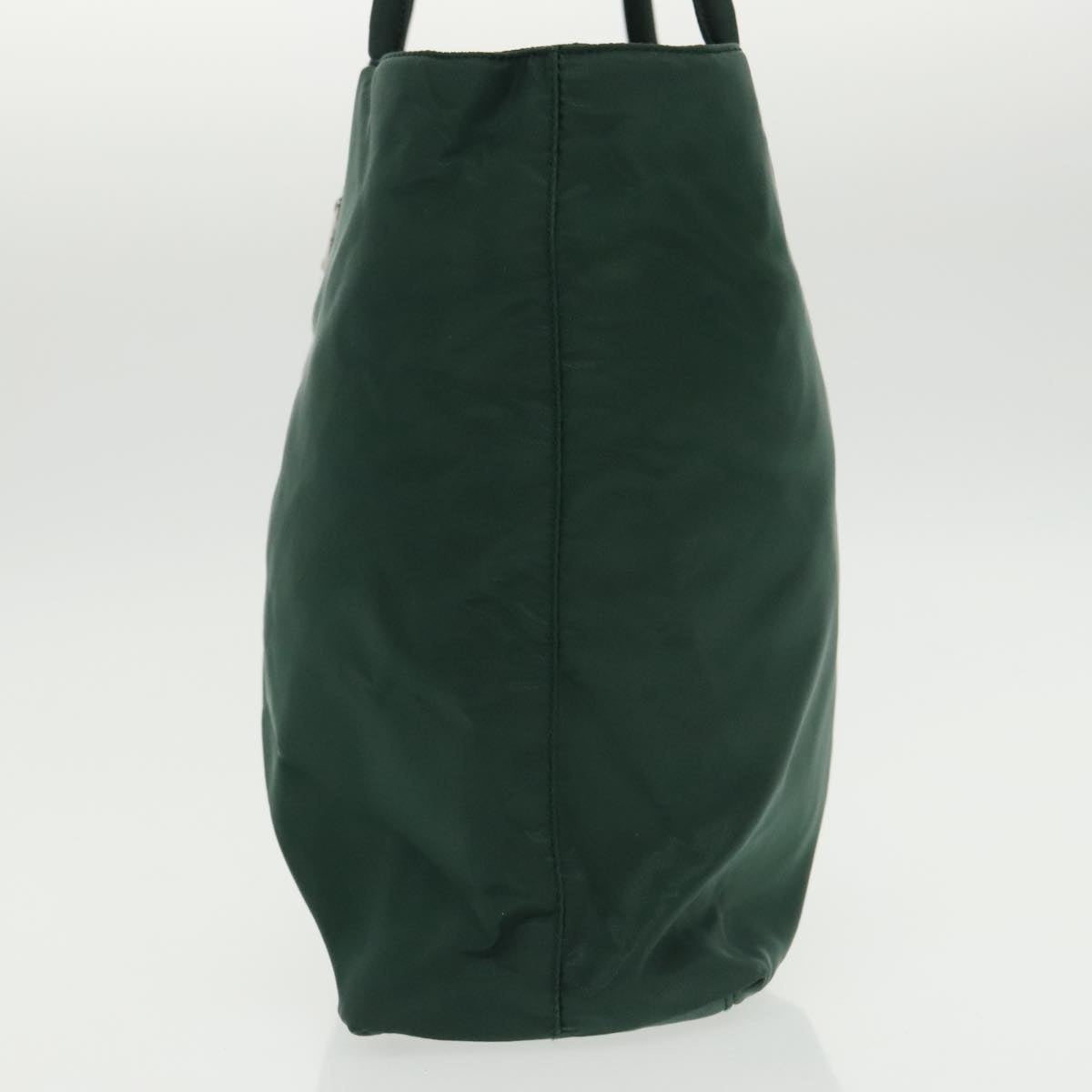 PRADA Tote Bag Nylon Green Auth ki5130