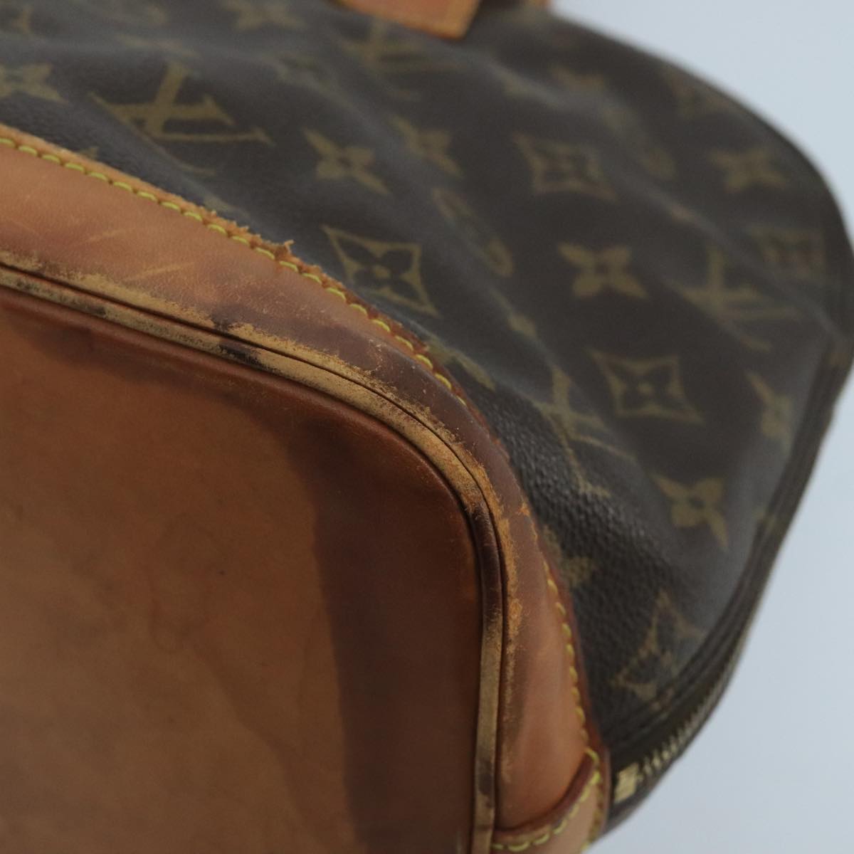 LOUIS VUITTON Monogram Alma Hand Bag M51130 LV Auth ki5133