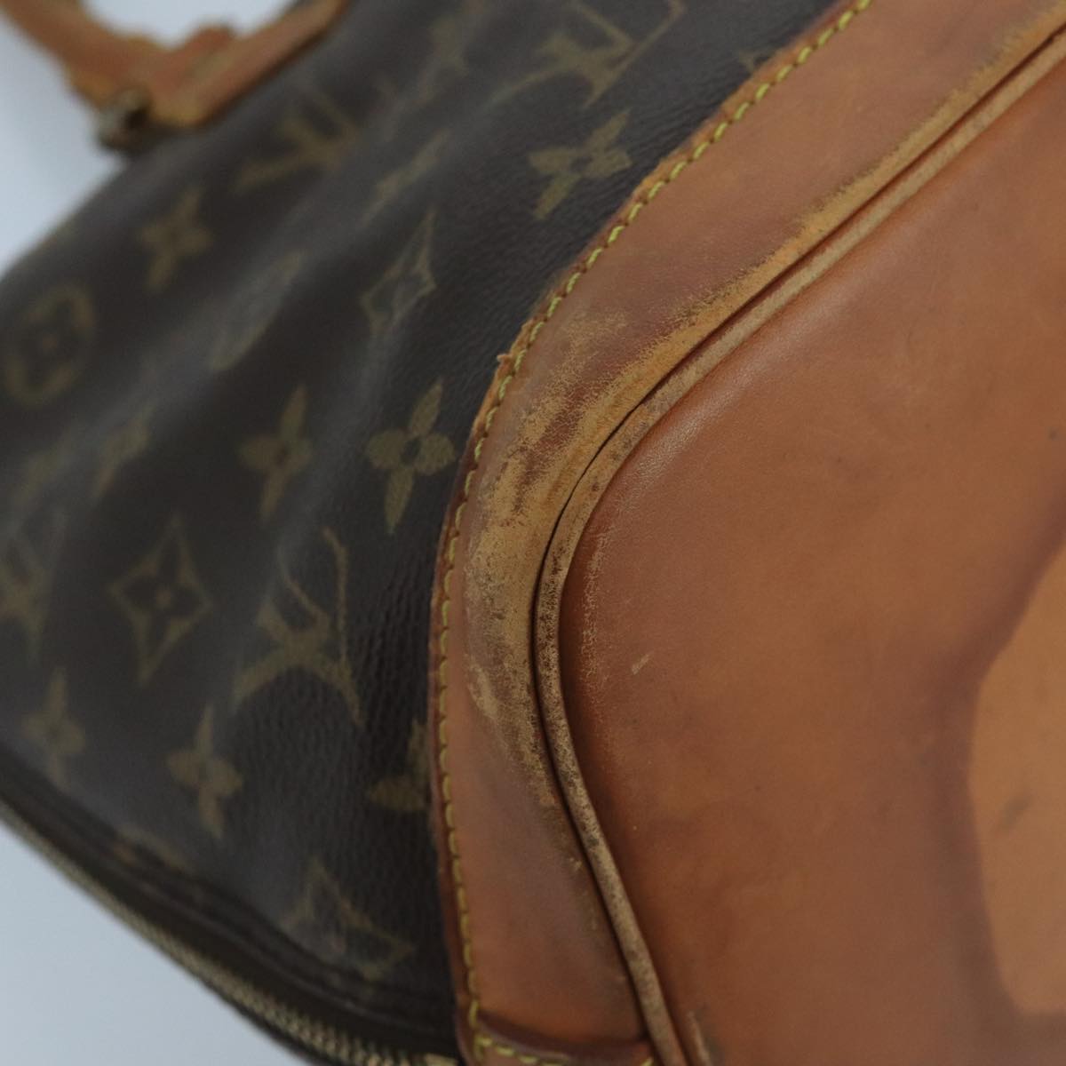 LOUIS VUITTON Monogram Alma Hand Bag M51130 LV Auth ki5133