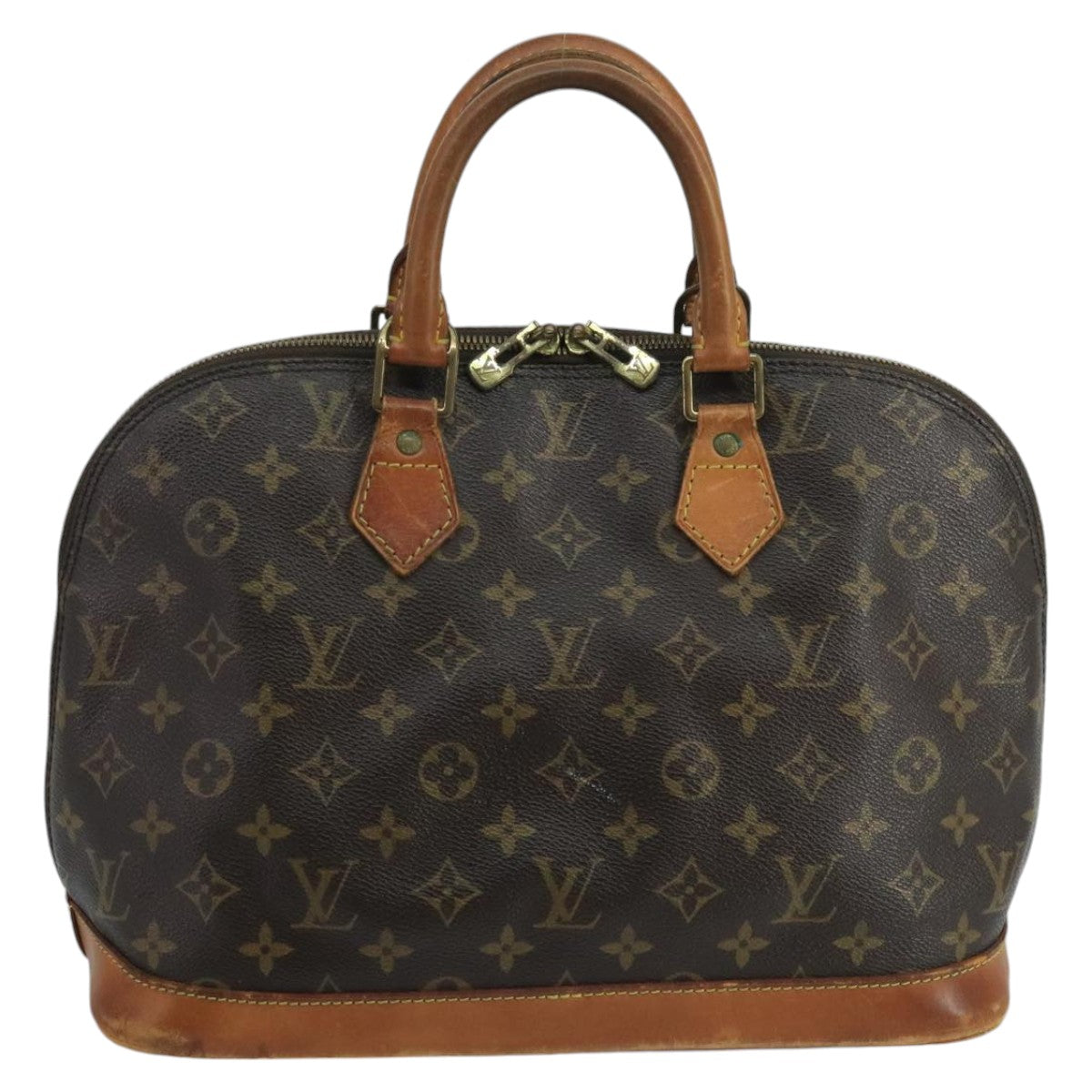 LOUIS VUITTON Monogram Alma Hand Bag M51130 LV Auth ki5133