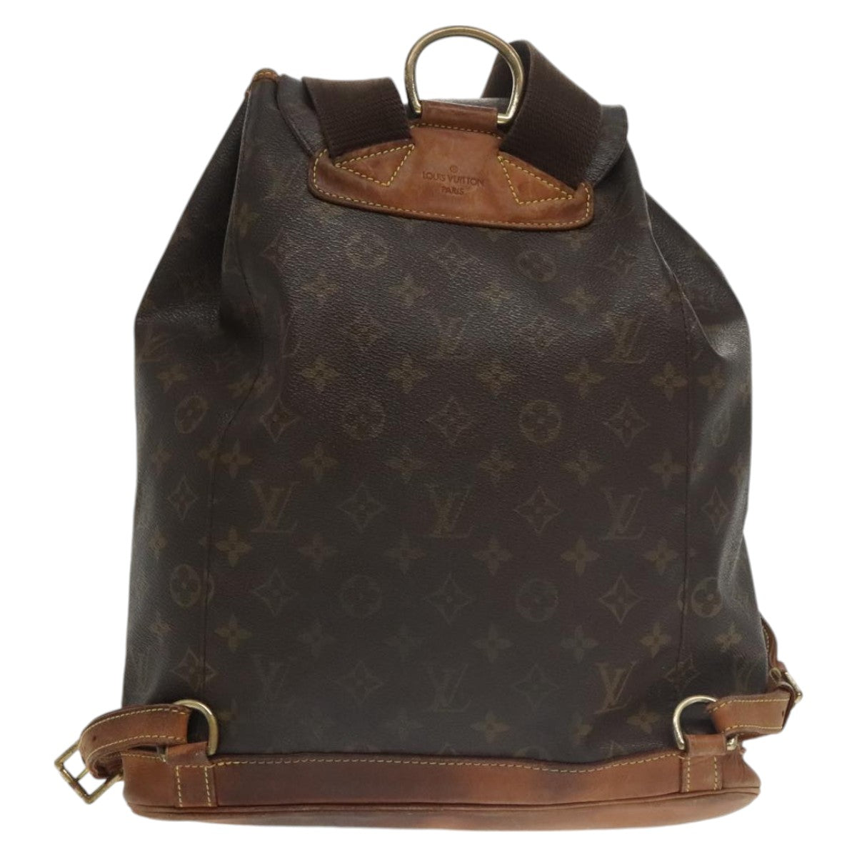 LOUIS VUITTON Monogram Montsouris GM Backpack M51135 LV Auth ki5139 - 0