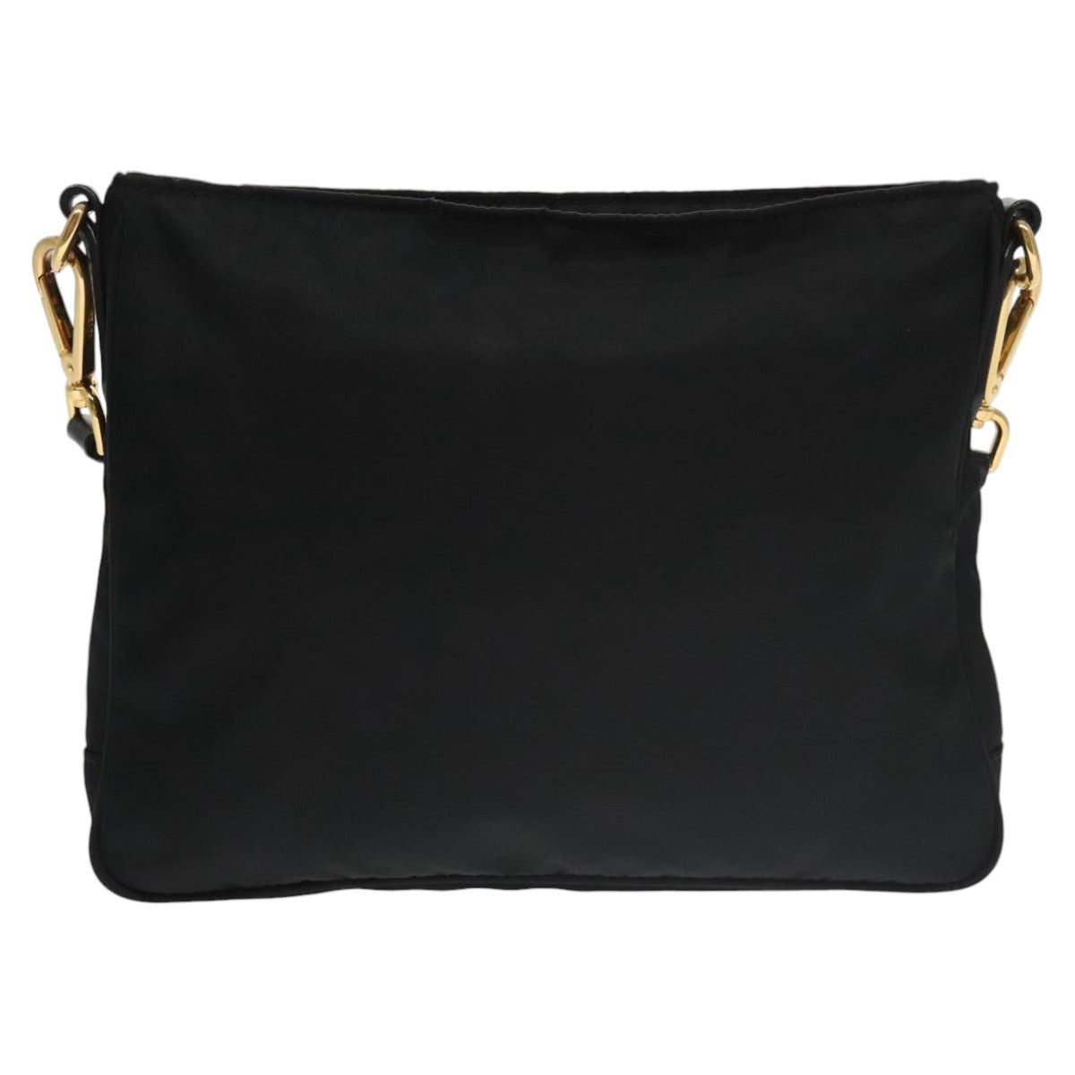 PRADA Shoulder Bag Nylon Black Auth ki5143