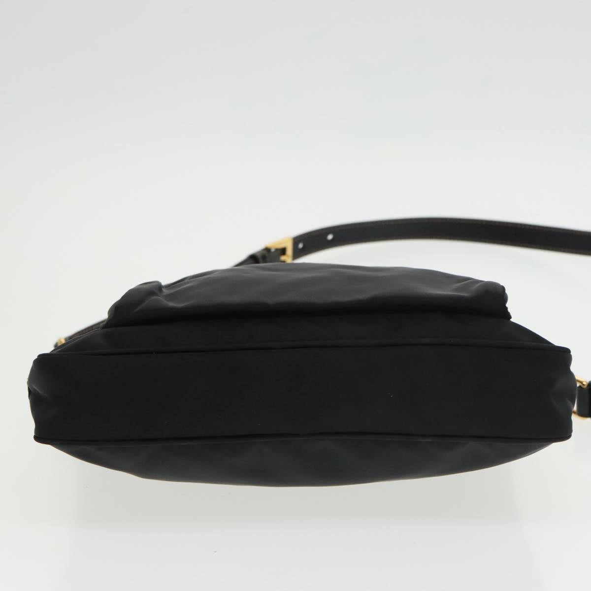 PRADA Shoulder Bag Nylon Black Auth ki5143