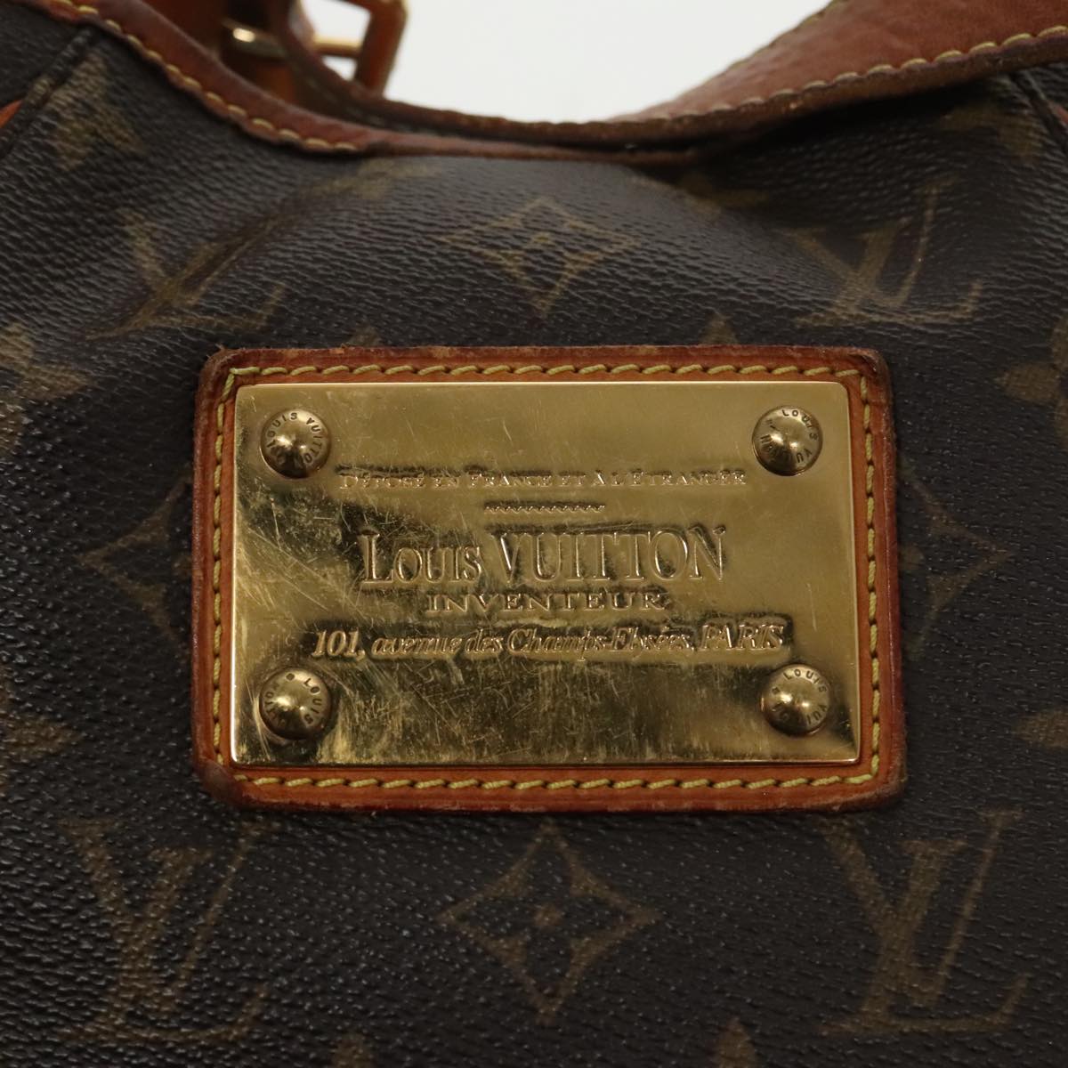 LOUIS VUITTON Monogram Galliera MG Shoulder Bag M56381 LV Auth ki5148