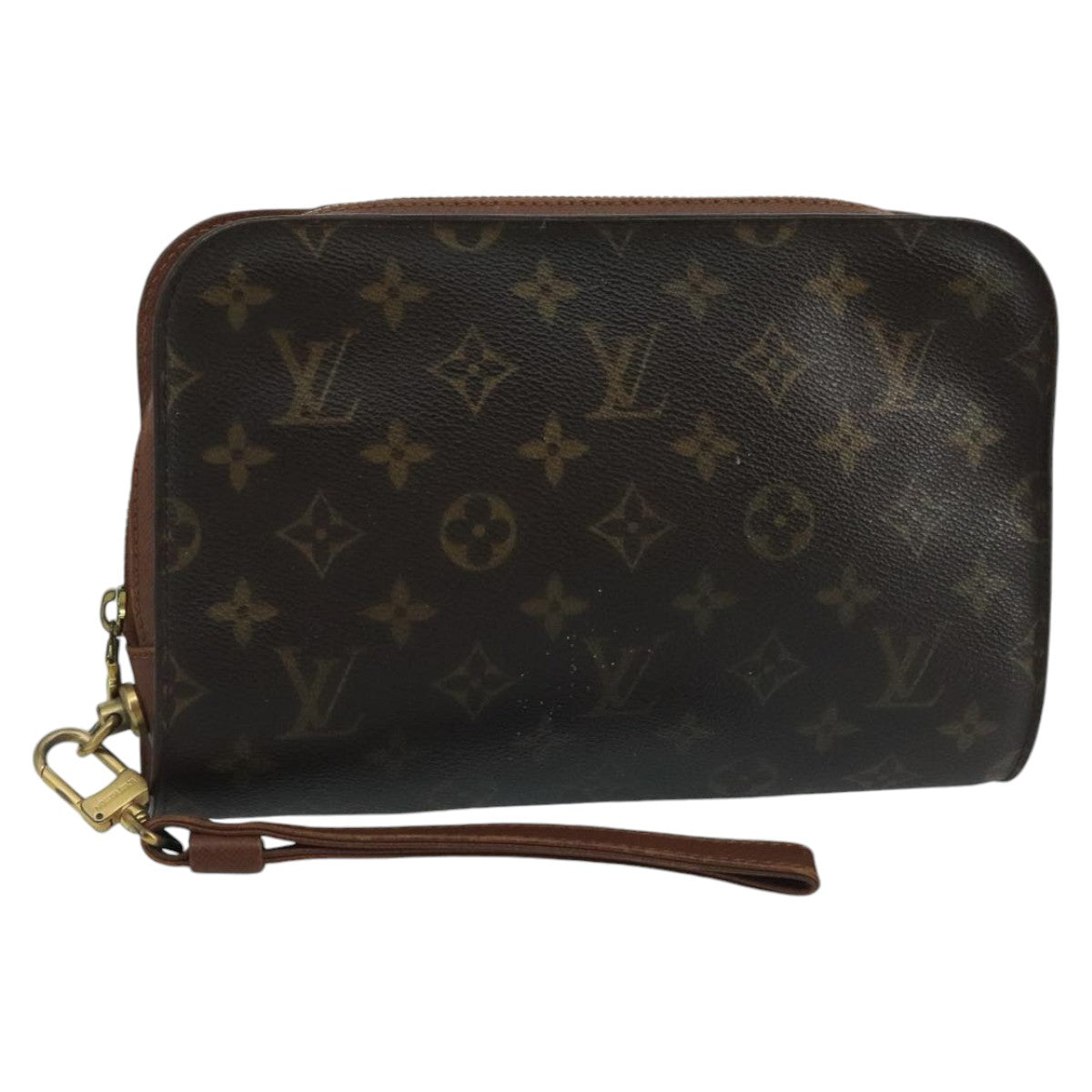 LOUIS VUITTON Monogram Orsay Clutch Bag M51790 LV Auth ki5157