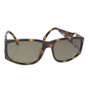 CHANEL Sunglasses plastic Brown CC Auth ki5159V-1