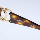 CHANEL Sunglasses plastic Brown CC Auth ki5159V-10