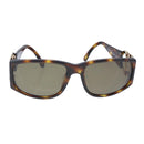 CHANEL Sunglasses plastic Brown CC Auth ki5159V-13
