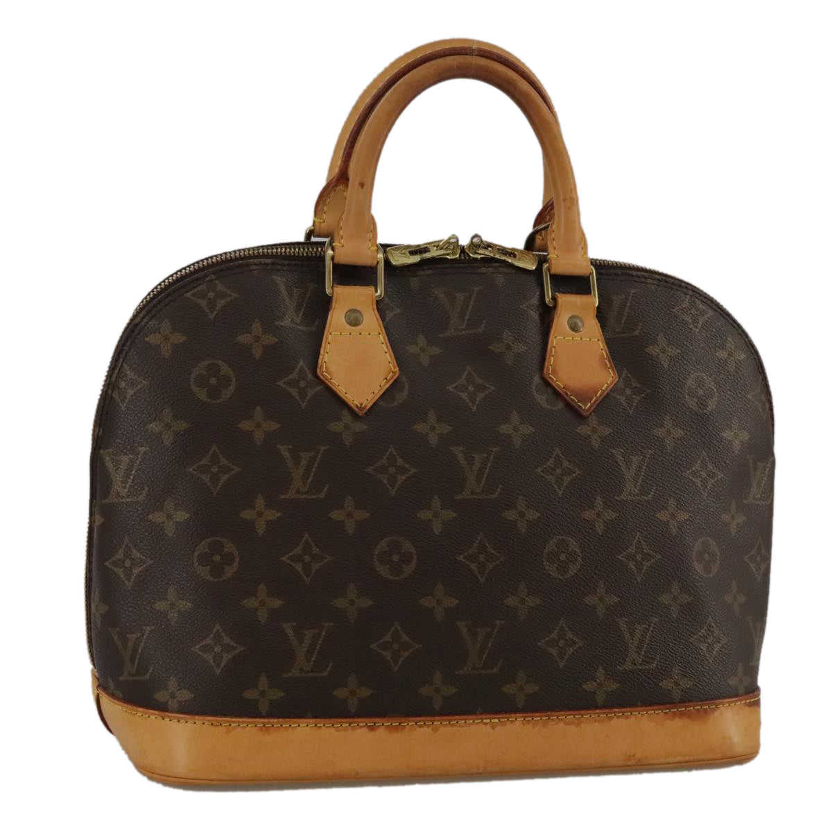 LOUIS VUITTON Monogram Alma Hand Bag M51130 LV Auth ki5181