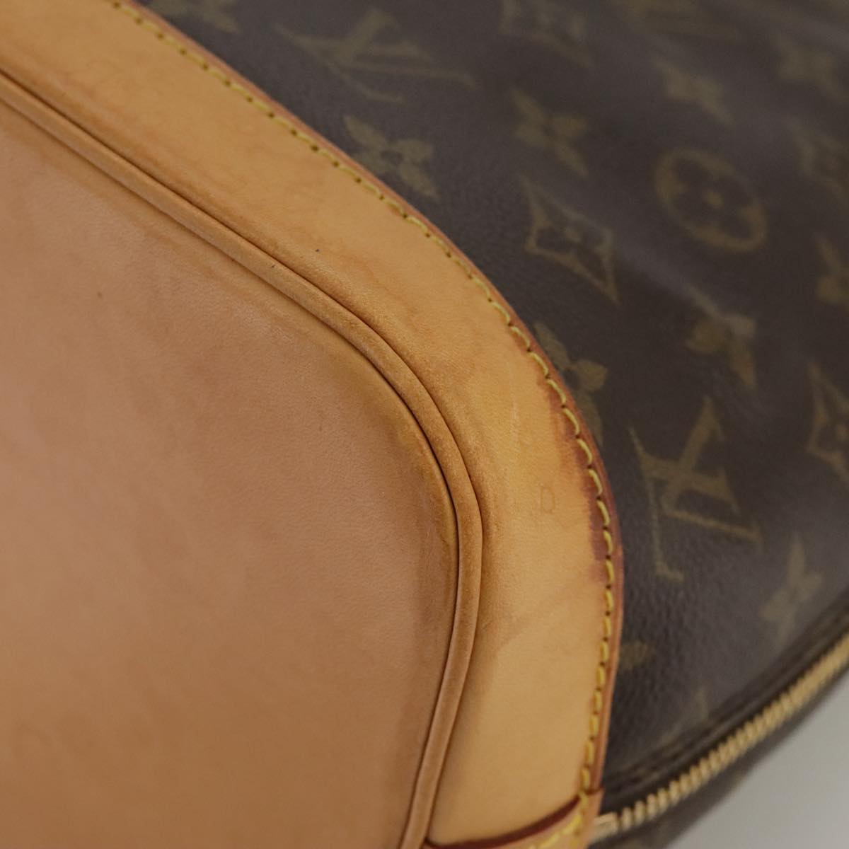 LOUIS VUITTON Monogram Alma Hand Bag M51130 LV Auth ki5181