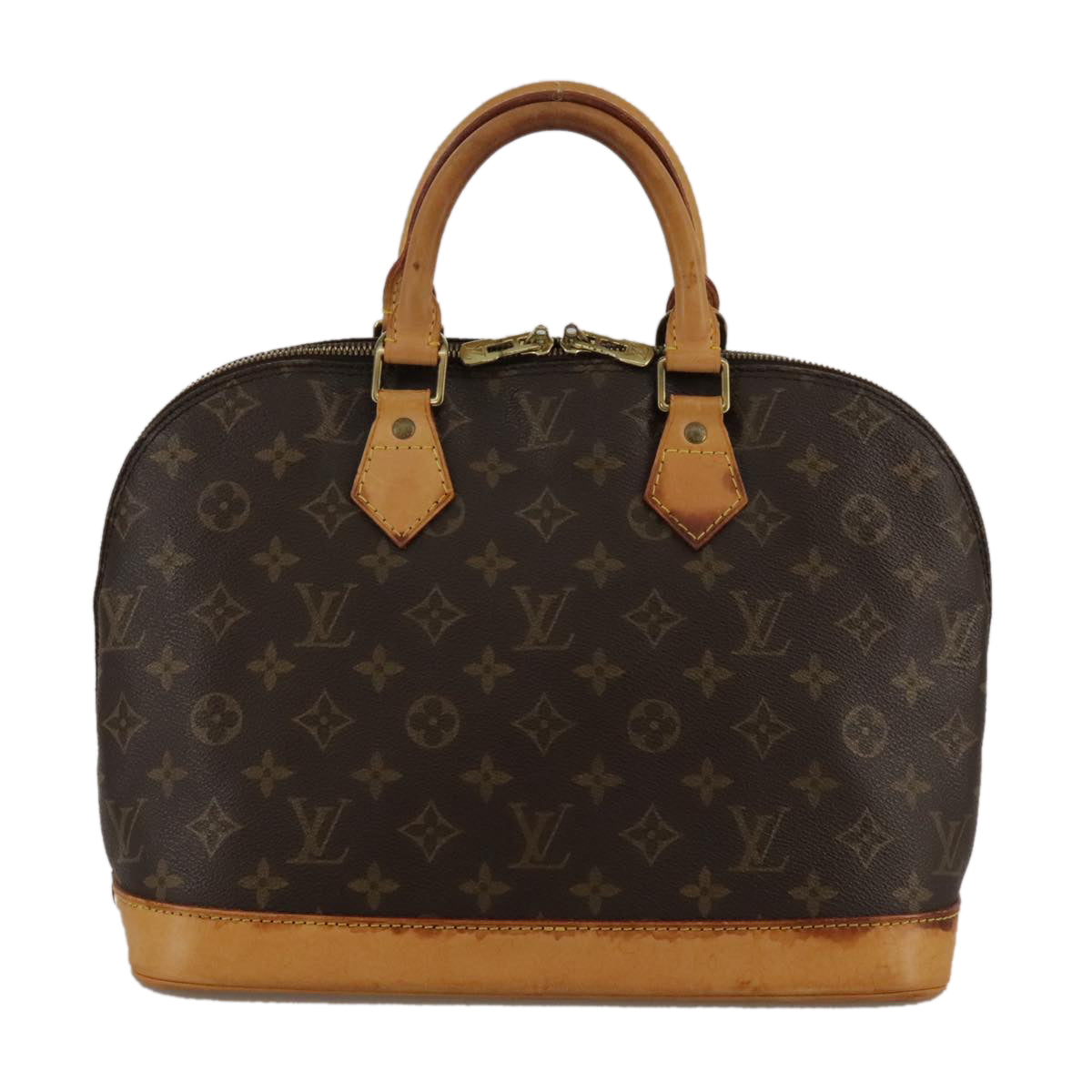 LOUIS VUITTON Monogram Alma Hand Bag M51130 LV Auth ki5181