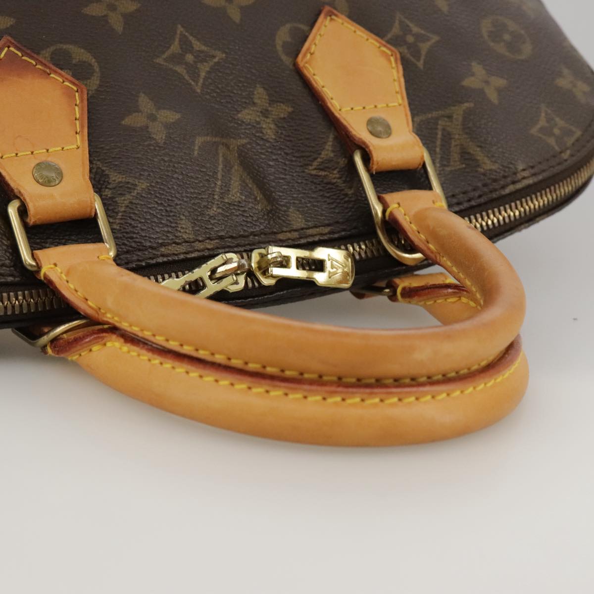 LOUIS VUITTON Monogram Alma Hand Bag M51130 LV Auth ki5181