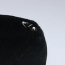 BALENCIAGA Hand Bag Suede 2way Black Silver 305572 Auth ki5224V-14