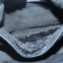 BALENCIAGA Hand Bag Suede 2way Black Silver 305572 Auth ki5224V-20