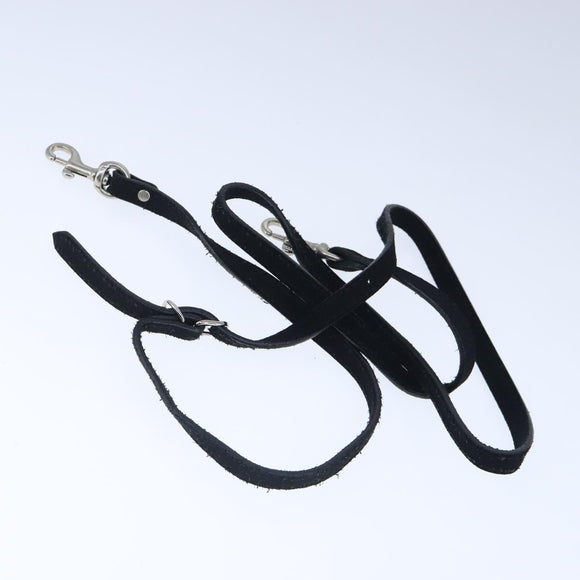 BALENCIAGA Hand Bag Suede 2way Black Silver 305572 Auth ki5224V