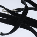 BALENCIAGA Hand Bag Suede 2way Black Silver 305572 Auth ki5224V-22