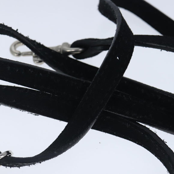 BALENCIAGA Hand Bag Suede 2way Black Silver 305572 Auth ki5224V