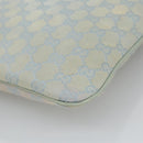 GUCCI GG Canvas Shoulder Bag Light Blue Gold 257246 Auth ki5234-15